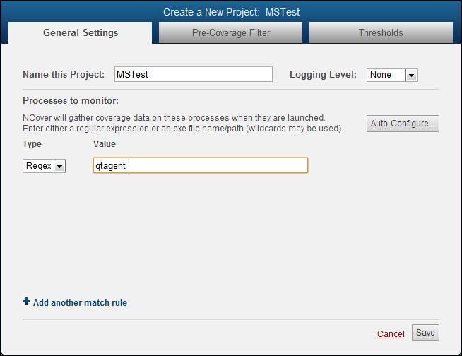 Easier Coverage of MSTest projects in Visual Studio 2010 | NCover